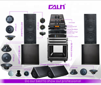 Ensemble complet professionnel double de 15 pouces avec microphone d'amplificateur de mélangeur de moniteur de caisson de basses de 18 pouces M215 + M118B équipement de son Audio
