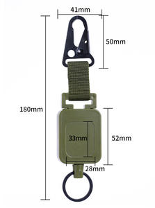 Fibbia da alpinismo per becco verde aquila fibbia con clip posteriore in acciaio ad alta resistenza - Product Image 4