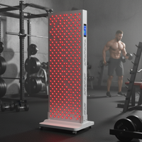 Panneau de luminothérapie rouge Suyzeko Factory Custom à 8 longueurs d'onde (590-940 nm) avec écran tactile LCD intelligent et support au sol