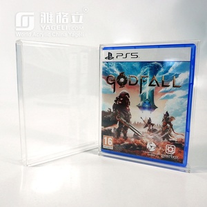 Playstation Video Game Acrylic Wholesale <b>Display</b> showcase Custom clear <b>Display</b> <b>case</b> Protector Purely Pmma for Video Games - Product Image 1