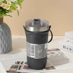 Modern Stainless Steel Double Walled Car Cup With <b>Large</b> Capacity and Leak-Proof Vacuum Insulation - Product Image 1