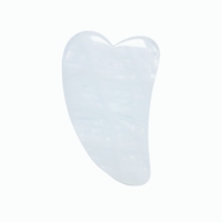 Produit de massage Gua Sha en cristal blanc naturel de grande taille pour le corps