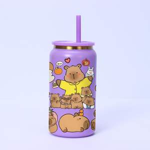 304 Stainless Steel Vacuum Insulated Camping Office Straw Cup with Temperature Display Large Capacity Eco-Friendly - Product Image 4