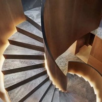 Escalier en colimaçon VIKO 2026 de qualité supérieure, escalier en bois courbé