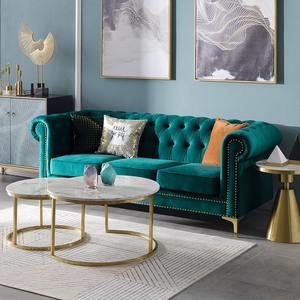 Meubles de salon contemporains, canapé sectionnel 3+2+1 avec pieds en acier inoxydable doré, <span class=keywords><strong>acheter</strong></span> un canapé en provenance de Chine - Product Image 5