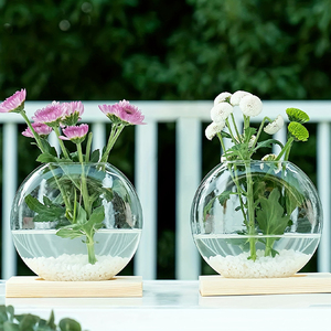 Fabricant <span class=keywords><strong>pas</strong></span> <span class=keywords><strong>cher</strong></span> créatif hôtel fleur plante hydroponique décoration de bureau <span class=keywords><strong>vase</strong></span> <span class=keywords><strong>en</strong></span> verre avec cadre <span class=keywords><strong>en</strong></span> <span class=keywords><strong>bois</strong></span> - Product Image 4