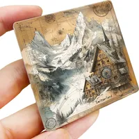 Europa Schweiz Keramik-Kühlschrankmagnete Touristen-Souvenirs Dekorationsartikel Handwerkskunst