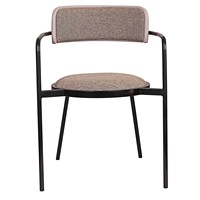 Fauteuil de luxe léger de qualité supérieure, chaise de salle à manger rembourrée simple pour la maison avec pieds en métal, design moderne pour hôtels