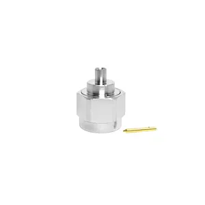 rf N Male Plug straight coaxial Connector for RG402 crimp solder RF Coax Coaxial Cable antenna Connector