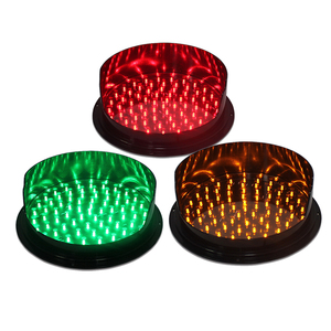 Module de signalisation LED vert personnalisé de 300 mm, remplacement de lampe de feux de circulation DC12V DC24V AC220V - Product Image 1
