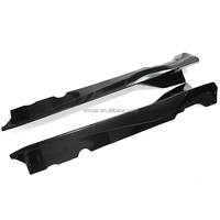 Pour Chevrolet Corvette C8 Stingray Cabriolet Coupé Jupes latérales en fibre de carbone sèche Kit de carrosserie pour Corvette C8 Pièces automobiles