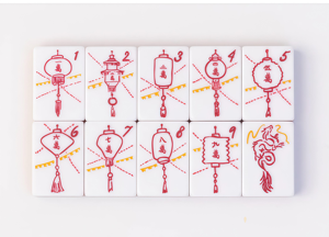 Ensemble de Mahjong Esthétique Américain de Haute Qualité, Vert Sauge, en Acrylique de Luxe, Pré-mélangé <span class=keywords><strong>à</strong></span> <span class=keywords><strong>la</strong></span> Main, pour 4 Joueurs, Kit de Jeu - Product Image 3