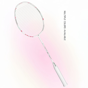 Chuyên nghiệp sợi carbon cầu lông vợt độ cứng vừa phải PU grip và <span class=keywords><strong>Graphite</strong></span> trục cho thể thao - Product Image 4