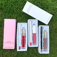 Kit de rouge à lèvres, étiquette privée, boîte pour lèvres, mat, couleur chair, avec doublure, sans cruauté