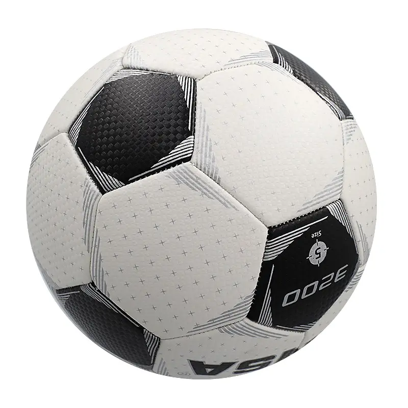 उच्च गुणवत्ता आकार 5 थर्मल बंधुआ फुटबॉल की गेंद पु चमड़े फुटबॉल की गेंद फुटबॉल