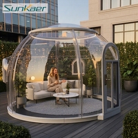 Tente Dôme Moderne Multifonctionnelle d'Extérieur Portable en Polycarbonate à Vendre – Maison Préfabriquée Ovale pour Hôtel ou Boutique