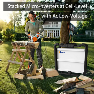 Generador de Energía Portátil con Batería de Litio, Onda Sinusoidal Pura, Silencioso, 3600W 2600Wh, Controlador MPPT, IP54 Resistente al Agua para Exteriores - Product Image 3
