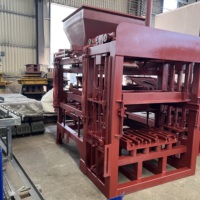Machine automatique de fabrication de blocs creux QT4-15, ligne de production de briques en béton et en ciment pour les entreprises de matériaux de construction