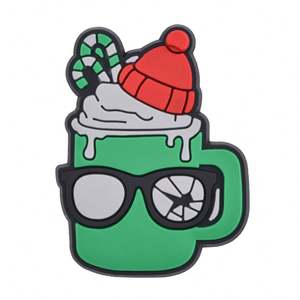 Gran oferta, abalorio de zapato de diseño navideño personalizado, bonitos abalorios de zuecos, abalorio de zapato de Navidad mexicano, goma para <span class=keywords><strong>zapatos</strong></span> - Product Image 3