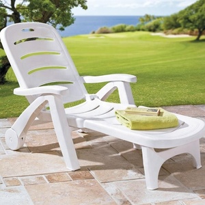 Muebles al aire libre de plástico blanco <span class=keywords><strong>piscina</strong></span> sillas de salón - Product Image 5