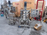 Cuve de mélange chauffante à double enveloppe de 100 L avec pompe de circulation émulsifiante, cuve de agitation chimique, réservoir de mélange