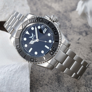 Reloj con caja De acero inoxidable con fecha automática Premium al por mayor movimiento De cuarzo japonés cuero luminoso alta calidad moda <span class=keywords><strong>Reoj</strong></span> De - Product Image 1