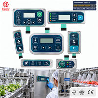 Interrupteur à membrane HuiMing résistant à l'abrasion et aux intempéries, avec plusieurs cycles de vie, compatible avec la production en série et la conception personnalisée