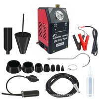 Détecteur de fuite de fumée automobile, kit d'accessoires complet, testeur de fuite de fumée pour système de vide des conduites de carburant EVAP de voiture
