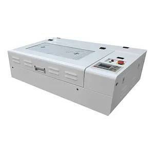 CNC-MINI grabador láser CO2, 40W, 50W, máquina de corte para bricolaje, vidrio acrílico, MDF, cristal, madera, piedra, sello de goma, grabado