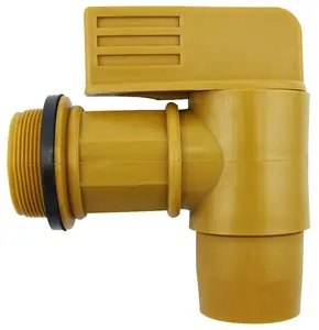 POLY Drum Valve 2" Anti-corrosive Tank Bung Faucet Drain Valve for Dispensing Oils and Chemical Liquids