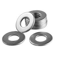 Customizable and Various Standard Round Flat Washers, Stainless Steel Flat Washers, Carbon Steel Galvanized Washers.