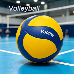 Balones de Voleibol V300W con Logotipo Personalizado, Balón de Voleibol de PU Ecológico, Duradero y de Alta Calidad para Entrenamiento de Adultos - Product Image 6