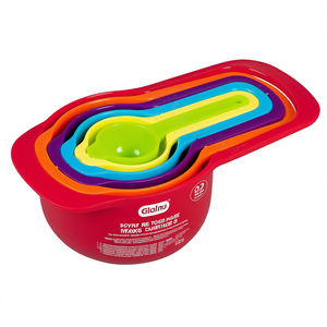 Matryoshka <b>Measuring</b> Spoon Set 6 Pieces Nesting Colorful Kitchen <b>Tools</b> - Product Image 2