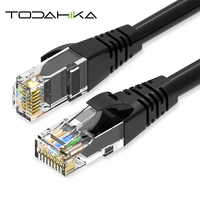 S Cat5e Cat6 Cat7 1m 2m 3 m 3 Meter 5m kabel serat optik kucing 6 kabel jaringan kabel jaringan industri