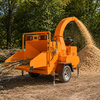 Broyeur de bois automatique pour la préparation de matériaux de compost, équipement de recyclage