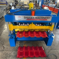 Tôle de toit en métal IBR de haute qualité faisant la machine rouleau de panneau de toit formant la machine tuile faisant la machine
