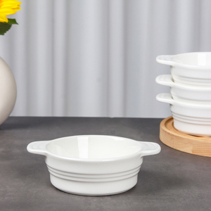 Ensemble de 4 ramequins de 8 oz, bols à soufflé, bols à crème brûlée en céramique pour pudding, yaourt, crème glacée - Product Image 2