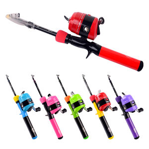 Juego de caña de pescar telescópica, carrete de pesca portátil, agarre cómodo, caña de pescar y kit de línea para principiantes y niños - Product Image 6