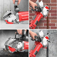 Vente d'usine 6kw coupe électrique mur en béton Machine de haute qualité rainurage Machine entailleuse électrique mur rainure scie