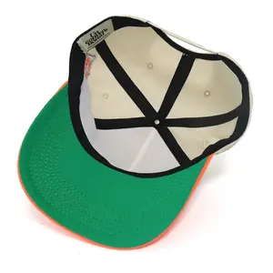 Berretto da Baseball in tessuto acrilico Mid Crown personalizzato di alta qualità A basso MOQ diretto con Logo ricamato 5 pannelli un cappello con cornice