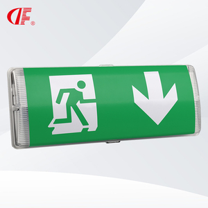 8W 3 ore IP65 Indoor impermeabile automatico di emergenza LED paratia luce con uomo in esecuzione e freccia - Product Image 1