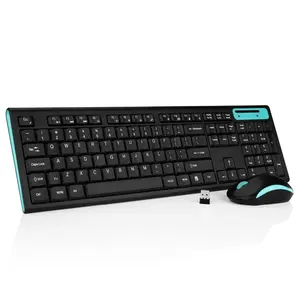 SMK-55350AG SQT Entry Level 2.4GHz Slim Wireless Keyboard And Mouse Combo Hottest Selling Laptop Accessory