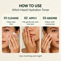 Soins du visage de marque privée Tonique d'hamamélis sans alcool pour le contrôle de l'huile et le blanchiment