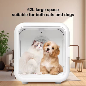 Automatische fabrieks-droogbox voor huisdierenhaar, ultrastil, slimme temperatuurregeling, 360° °   Efficiënte haardrogerbox voor katten en kleine honden - Product Image 2