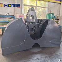 Godet hydraulique flexible à 360° pour excavatrice de 5 à 40 tonnes °   Rotation pour la manutention de matériaux en vrac (charbon, minerais, sable, gravier)