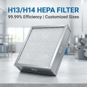 Filtro de Repuesto de Alto Rendimiento para Purificador de Aire, Filtro HEPA Industrial H14 de Fibra de Vidrio para Purificadores de Aire de Cuartos Limpios de Hospitales - Product Image 2
