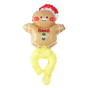 Kerst Pols Ballon Kerst Hoofdband Ballon Kinderen Speelgoed Santa Claus Aluminium Film Ballon - Product Image 2