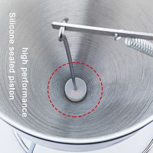 Dispensador de Masa para Panqueques y Repostería de Acero Inoxidable 2026, con Soporte, Capacidad de 600/1200ml, Ecológico, Logotipo Personalizado, Embudo - Product Image 5