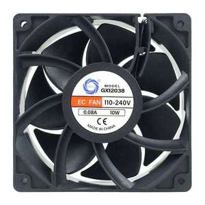 Meixing GX12038 110-240v 10W EC Industry <strong>Fan</strong> Automatic Double Ball High Speed Longer Life Axial Flow <strong>Fan</strong> Exhaust Cooling <strong>Fan</strong> - Product Image 1