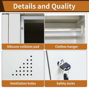 Casier à 6 portes <span class=keywords><strong>armoire</strong></span> pour étudiants meubles de bureau <span class=keywords><strong>armoire</strong></span> de chambre à coucher en métal casier de gymnastique en acier moiries stockage de vêtements casier à proximité - Product Image 5